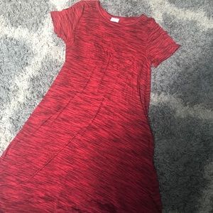 LuLaRoe Dress Carley black and red size small